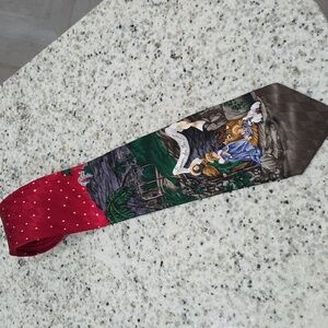 Hallmark Holiday Traditions 100% Silk Reason For The Season Tie 4x58